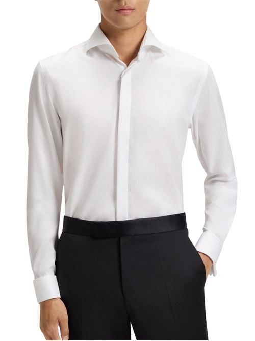 Camicia slim fit in cotone oxford antipiega Hugo Boss | 50550961100